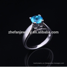 2015 Hermoso regalo de boda Sterling Silver Ring Semi Mounts